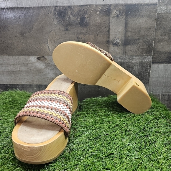 New Veronica Beard Hannalee Woven Platform Sandal. 10 - Picture 12 of 14